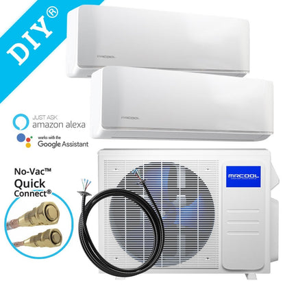 Scratch and Ding 4th Generation MrCool DIY Multi-Zone 36k BTU 2 Zone Ductless Mini Split.