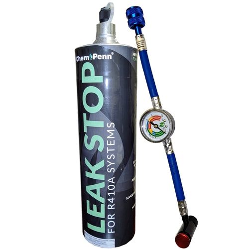 R410a Refrigerant Recharge with Leak Stop Kit System Repair Formula 1.8lb Gauge Included  SHIPS IN 24HRS OR LESS!!