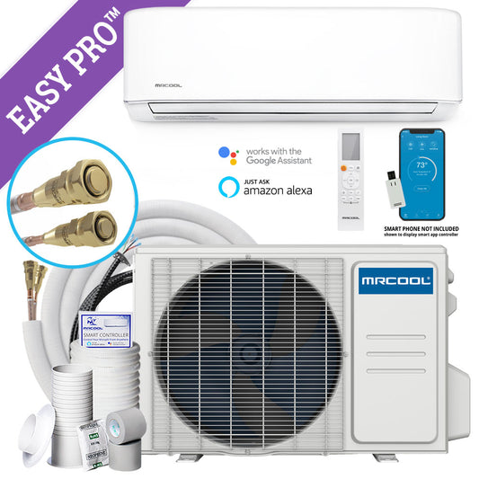 (Scratch/Ding)  $839 MRCOOL EZ-PRO 12,000 BTU 18 SEER Ductless Heat Pump Split System - 115V