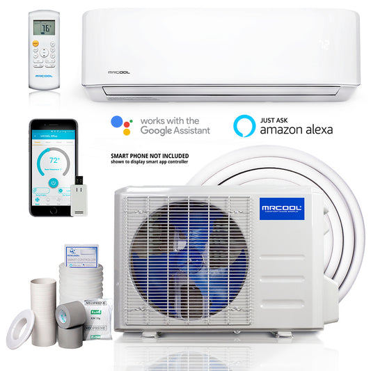 MRCOOL Advantage 4th Gen 12,000 BTU 1 Ton Ductless Mini Split Air Conditioner and Heat Pump - 115V